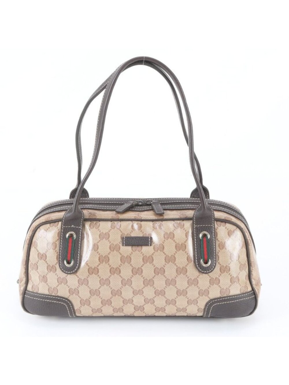 Gucci GG Crystal Sherry Line Leather Handbag Tote